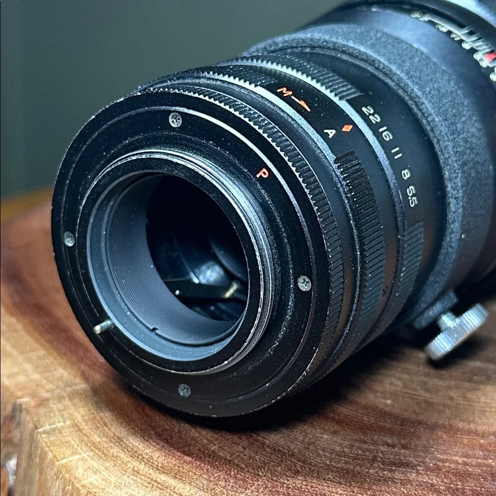Sears 300mm f/5.5 Lens + Leather Case - M42 Mount